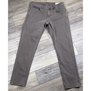 Rag & Bone Fit 3 Athletic Jeans Mens 34x302 Ash Brown Stretch Denim Minimalist